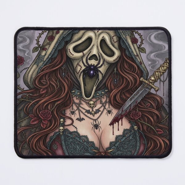 Item preview, Ghost Face & Roses designed and sold by MordbidBesties.