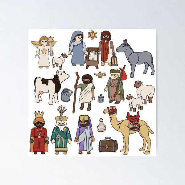 Item preview, Nativity Toys designed and sold by Unhinged Heather.