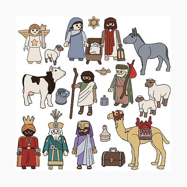 Item preview, Nativity Toys designed and sold by Unhinged Heather.