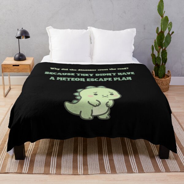 Item preview, Dinosaur Meteor Escape Plan Funny Meme designed and sold by Meteor Mercher Shop.