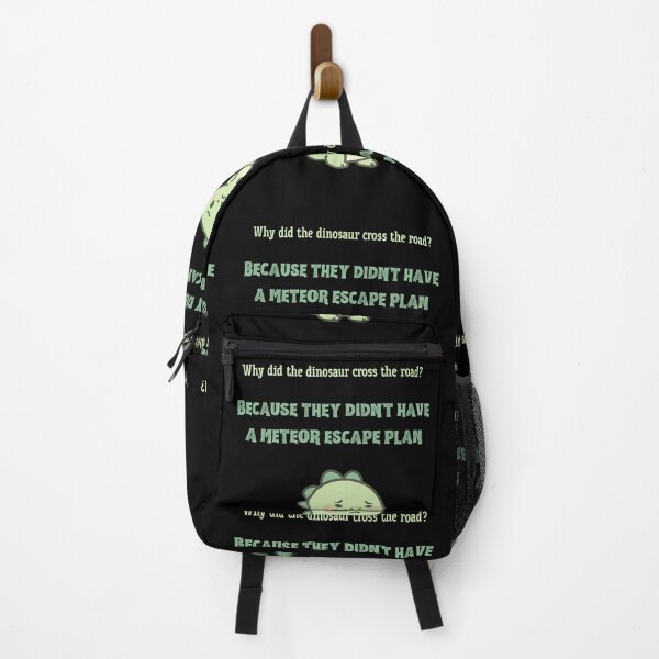 Item preview, Dinosaur Meteor Escape Plan Funny Meme designed and sold by Meteor Mercher Shop.
