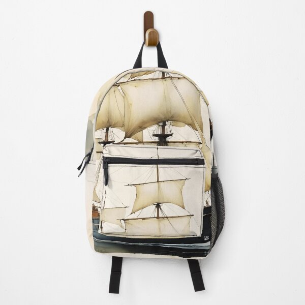 Item preview, Majestic Vintage Tall Ship in Classical Oil Painting Style designed and sold by Lucia Amaris Art.