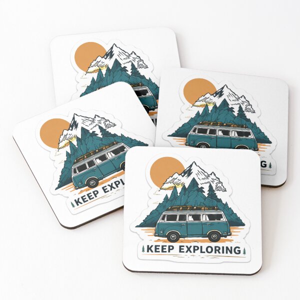 Item preview, Keep Exploring mini-camper designed and sold by AcornAndPebble.