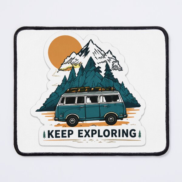 Item preview, Keep Exploring mini-camper designed and sold by AcornAndPebble.