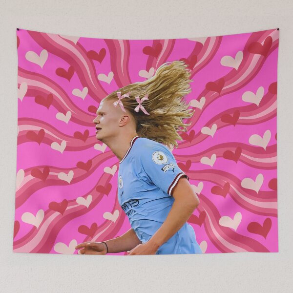 Item preview, Girlypop Haaland with Pink Bows designed and sold by SuchWowDesign.