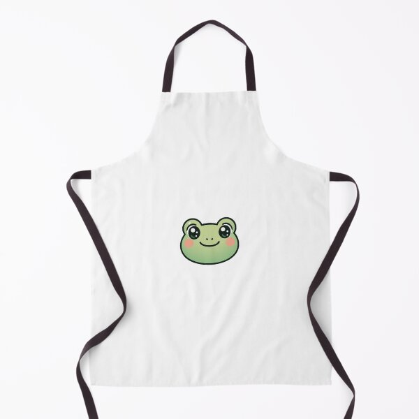 Item preview, Super Cute Kawaii Frog – Chibi Design, Pastel Green, Sparkling Eyes, Pink Cheeks, Anime designed and sold by SpitfireDesign.