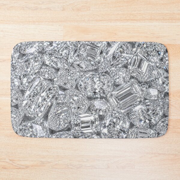 Item preview, Photorealistic White Diamond Texture Pattern designed and sold by GSizzle1.