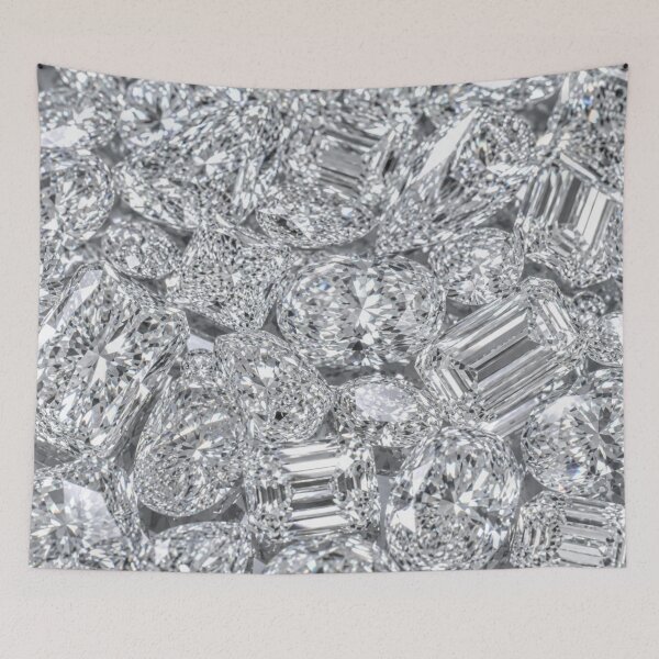 Item preview, Photorealistic White Diamond Texture Pattern designed and sold by GSizzle1.