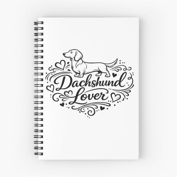 Item preview, Dachshund Lover Heart Swirl Art designed and sold by Tee Visions.