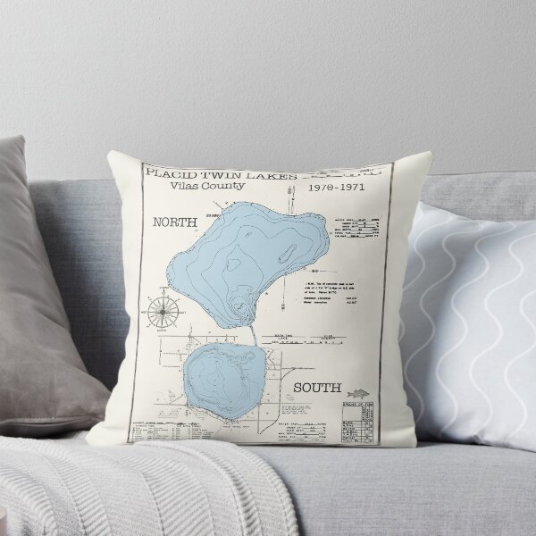 Item preview, Placid Twin Lakes North South Vilas County WI designed and sold by Jean Plout.
