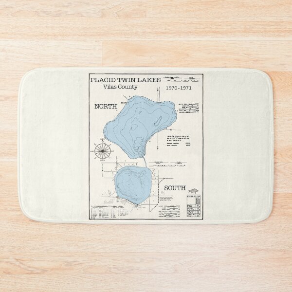 Item preview, Placid Twin Lakes North South Vilas County WI designed and sold by Jean Plout.