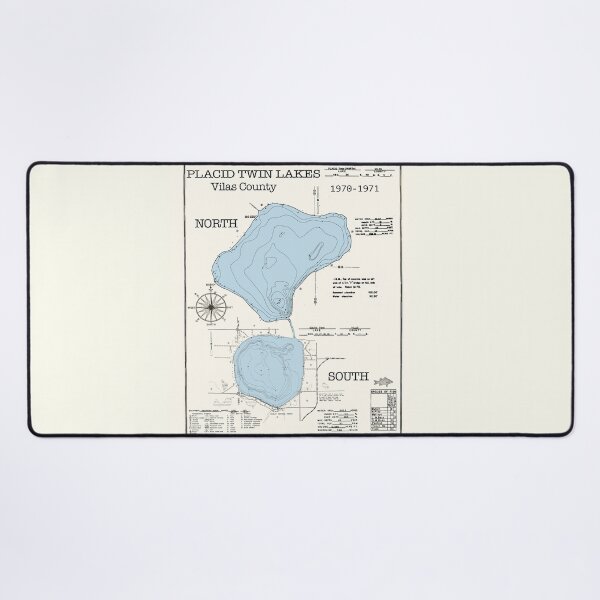Item preview, Placid Twin Lakes North South Vilas County WI designed and sold by Jean Plout.