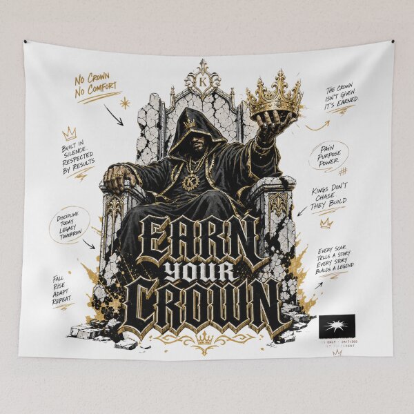 Item preview, Earn Your Crown Streetwear  designed and sold by freshwear design.