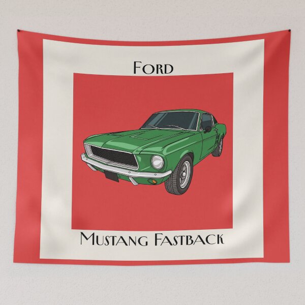 Item preview, Ford Mustang Fastback Vintage Style designed and sold by Dimensionality.