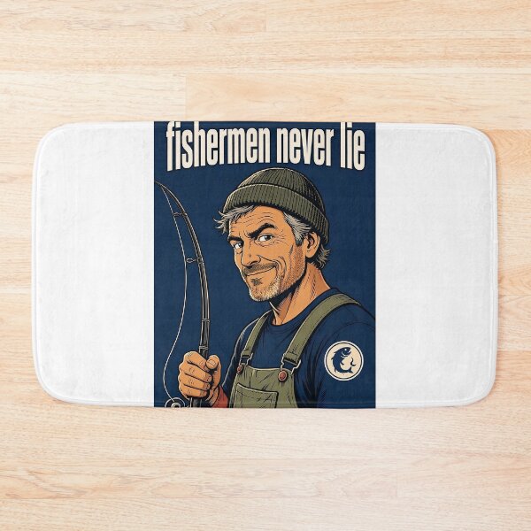 Item preview, Fishermen never lie  designed and sold by IronAndIncCo.