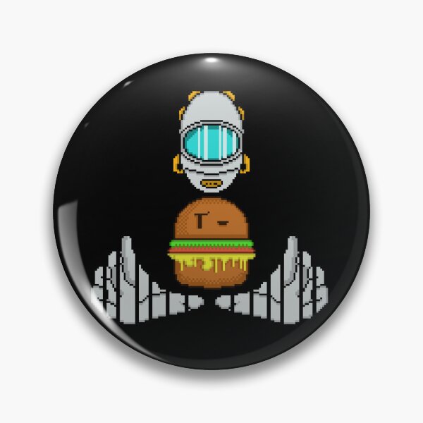 Item preview, Astronaut Levitating Burger Space designed and sold by RetroRlx.