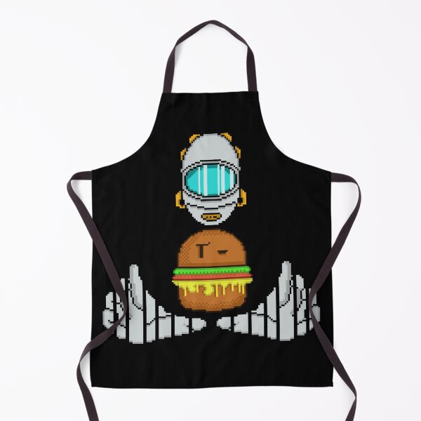 Item preview, Astronaut Levitating Burger Space designed and sold by RetroRlx.