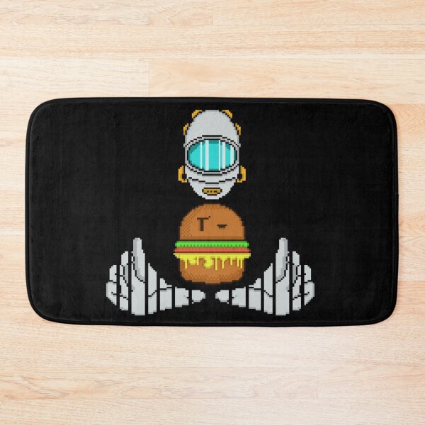 Item preview, Astronaut Levitating Burger Space designed and sold by RetroRlx.