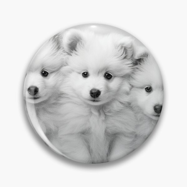 Item preview, The Three Little White Spitz Puppies designed and sold by djovan.