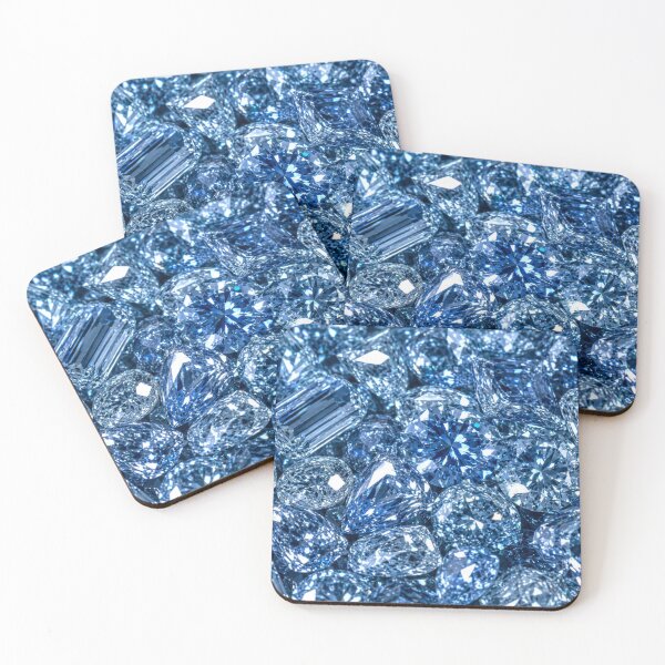 Item preview, Photorealistic Blue Diamond Texture Pattern designed and sold by GSizzle1.