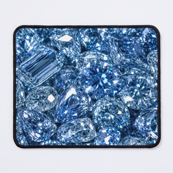 Item preview, Photorealistic Blue Diamond Texture Pattern designed and sold by GSizzle1.
