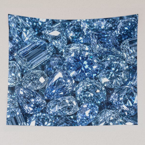 Item preview, Photorealistic Blue Diamond Texture Pattern designed and sold by GSizzle1.