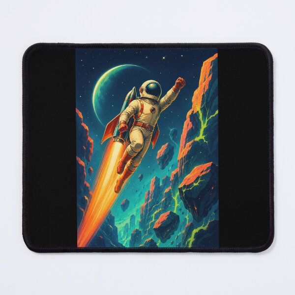 Item preview, Rocketbound Through the Emerald Asteroid Rift designed and sold by Sketchlegacy.