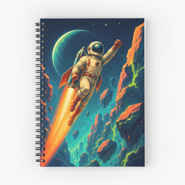Item preview, Rocketbound Through the Emerald Asteroid Rift  designed and sold by Sketchlegacy.