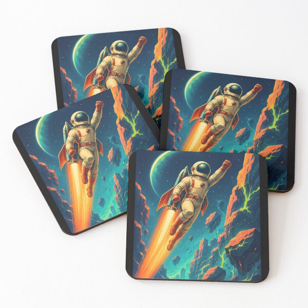 Item preview, Rocketbound Through the Emerald Asteroid Rift  designed and sold by Sketchlegacy.