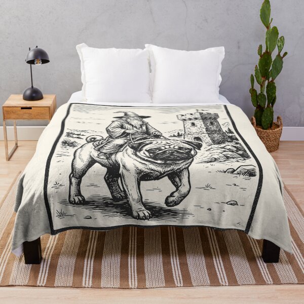 Item preview, Wizard Pug Rider Cute Medieval Dog Vintage Weirdcore designed and sold by Y-Vibes.