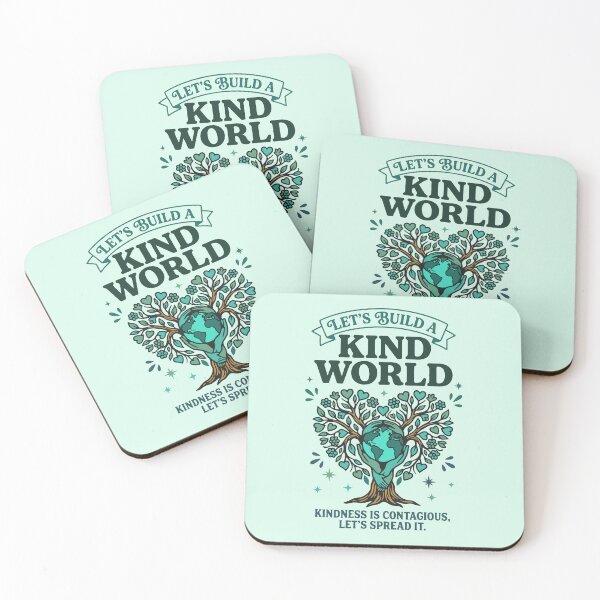 Item preview, Let's build a kind world designed and sold by JEMAR Designs.
