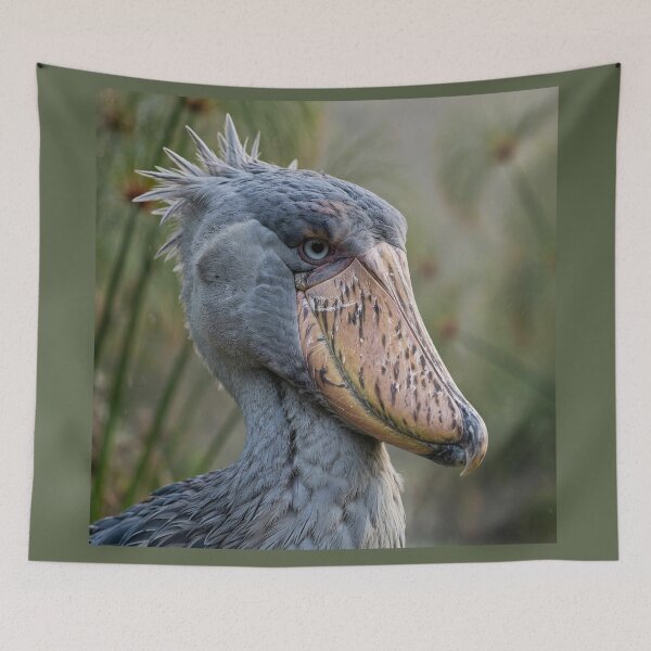 Item preview, Shoebill Stork Close-up Portrait designed and sold by Savannah Gibbs.