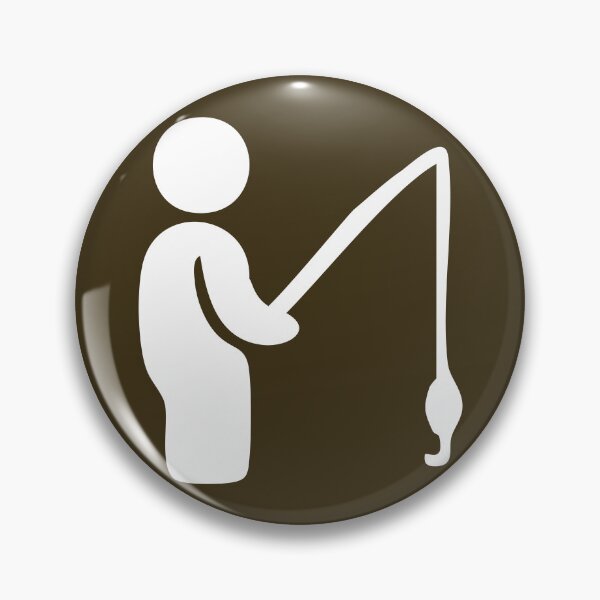 Item preview, Fishing Icon designed and sold by TrailheadStudio.