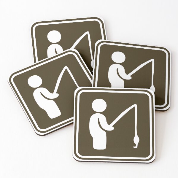 Item preview, Fishing Icon designed and sold by TrailheadStudio.
