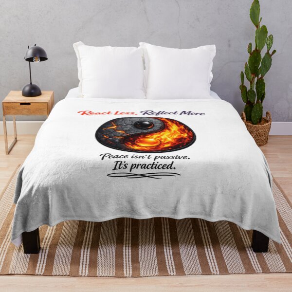 Item preview, React Less Reflect More Yin Yang Fire designed and sold by Dresut.