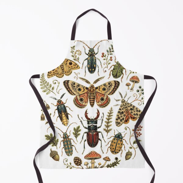 Item preview, Vintage Forest Moths and Beetles designed and sold by JasKei-Designs.