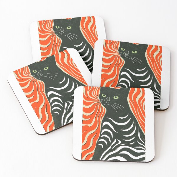 Item preview, Black Cat illustration designed and sold by “There is something about Mary”.