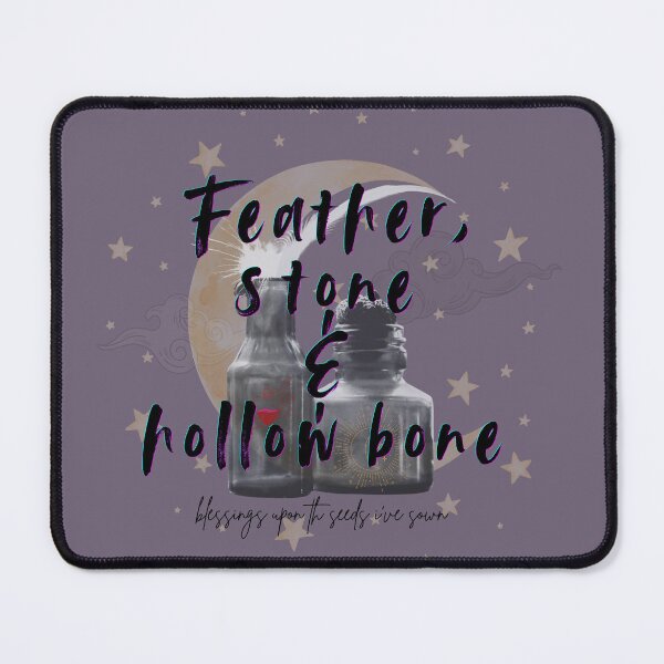 Item preview, Feather, Stone & Hollow Bone designed and sold by WanderBetween.