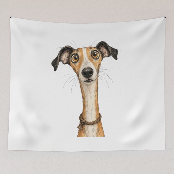Item preview, Quirky Greyhound Dog designed and sold by Petsthetic.