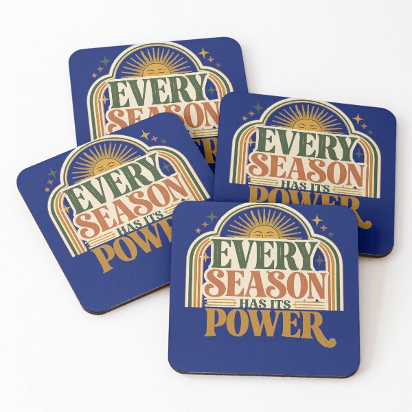 Item preview, Every Season Has Its Power Retro Quote | Women Over 40 Self Growth Design designed and sold by Soft Strength Studio.