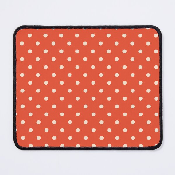 Item preview, Cream and Tomato Red Polka Dots | Minimalist Cream Dots on Coral Pattern | Chic Pastel Cream and Red Dots | Elegant Cream and Vibrant Red Polka Dots | Rustic Red and Cream Dotted designed and sold by VivaFy.