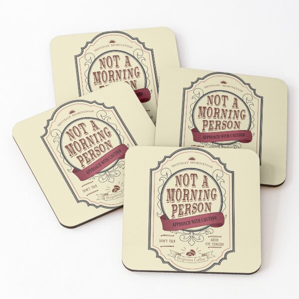 Item preview, Copy of Not a Morning Person - Dark version designed and sold by TykeScribble.