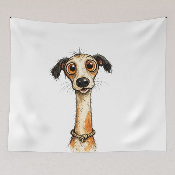 Item preview,  Quirky Greyhound Dog designed and sold by Petsthetic.