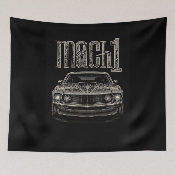 Item preview, Ford Mustang Mach 1 Design, Mustang Mach 1 Shirt, American Muscle Car, V8 Performance, Pony Car, Ford Performance, Track Ready Mustang, Car Enthusiast Graphic designed and sold by Typologystudios.