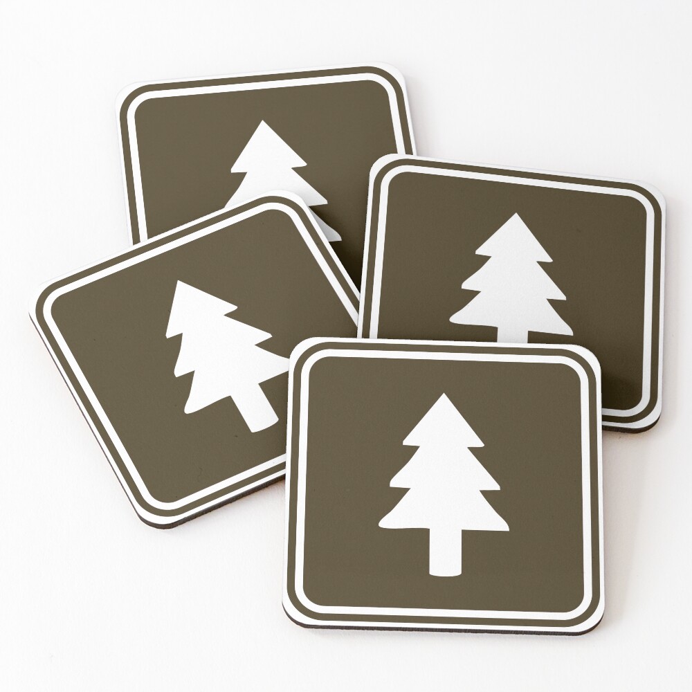 Item preview, Coasters (Set of 4) designed and sold by TrailheadStudio.