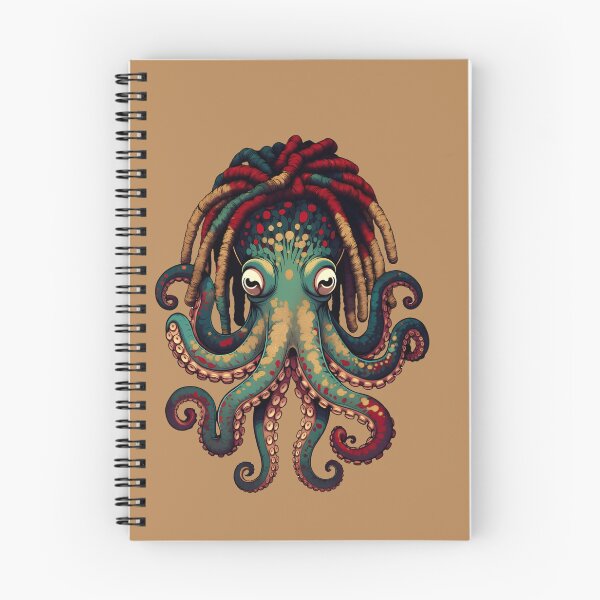 Item preview, Rasta Octopus with Dreadlocks | Reggae Sea Life Art designed and sold by digitalbob60.