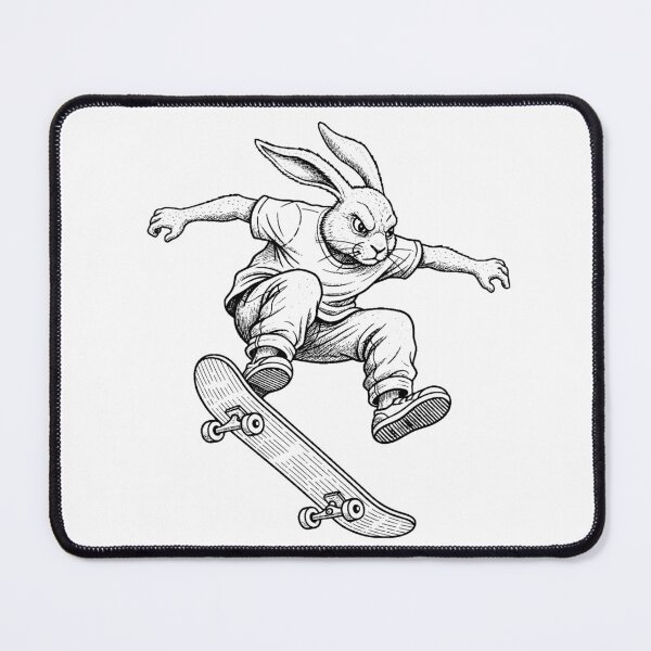 Item preview, Skateboarding Rabbit – Vintage Bunny Kickflip Retro Skateboard Graphic designed and sold by sportfantees.