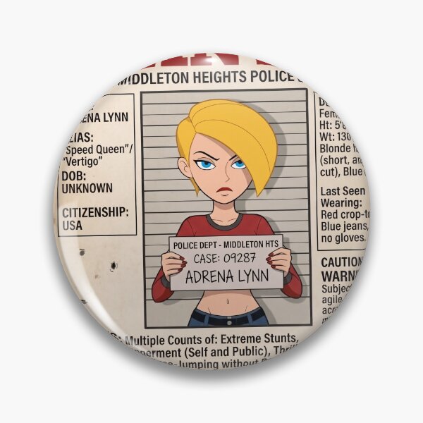 Item preview, Adrena Lynn Wanted Poster Kim Possible Villain designed and sold by N0WUC1.