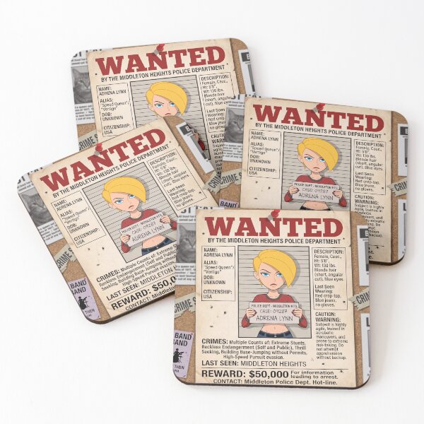 Item preview, Adrena Lynn Wanted Poster Kim Possible Villain designed and sold by N0WUC1.