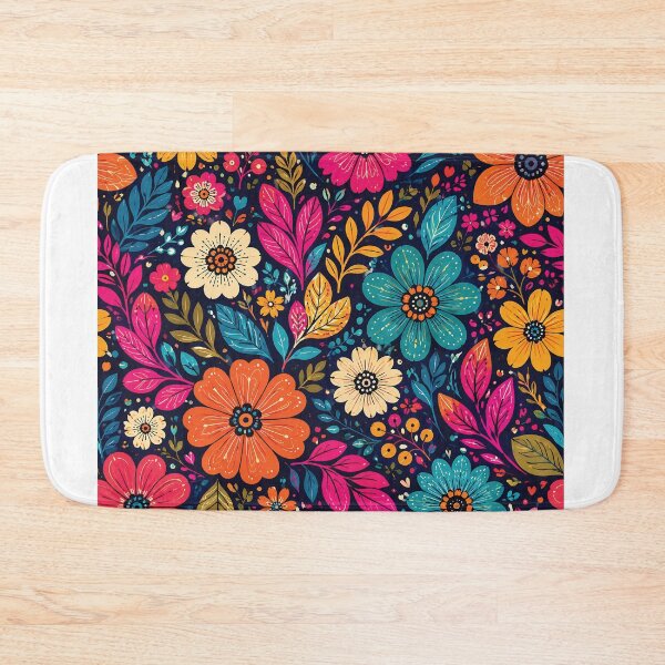 Item preview, Vibrant Whimsical Floral Garden Pattern designed and sold by Amsafjol.